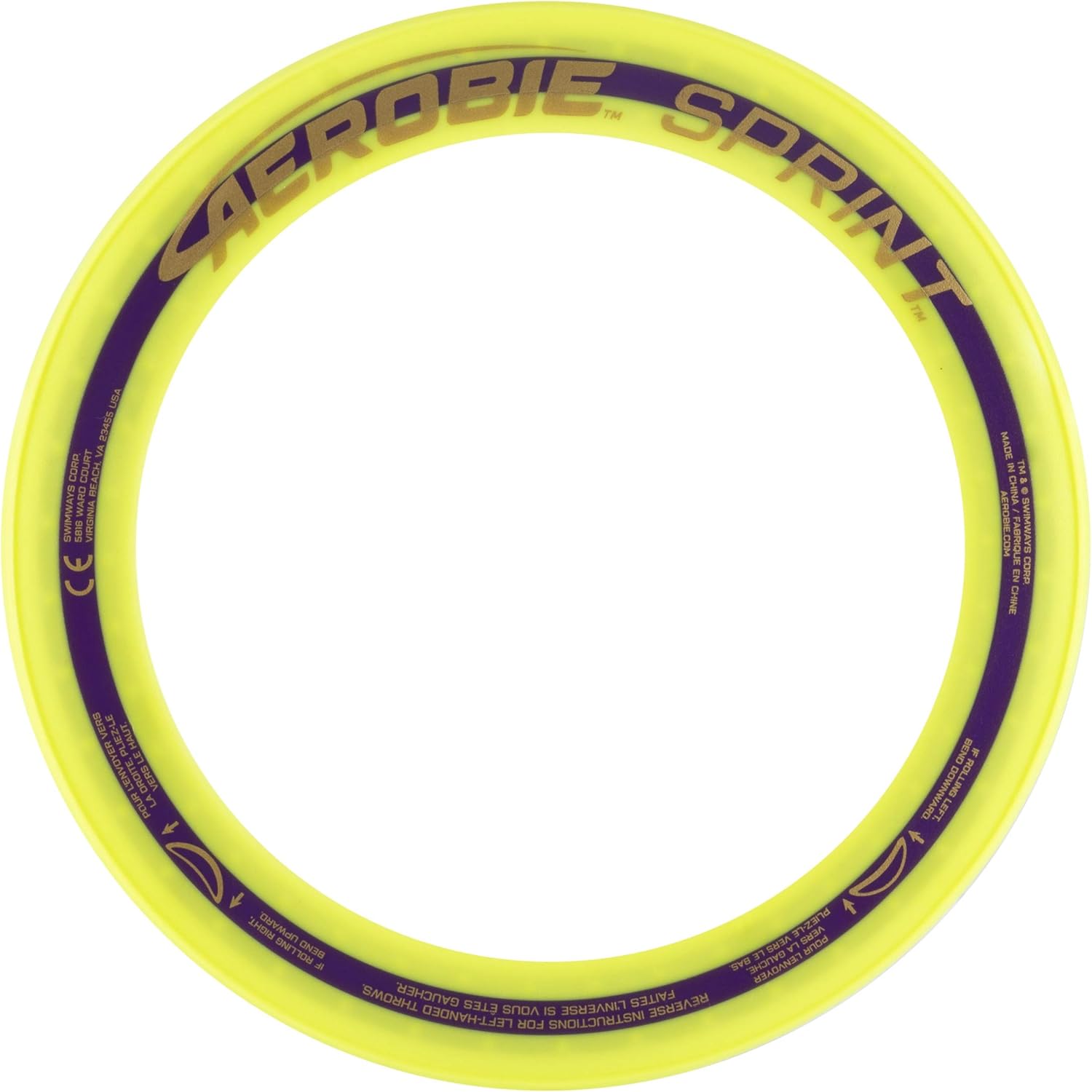 Aerobie Sprint Ring 10"/25.4cm Frisbee