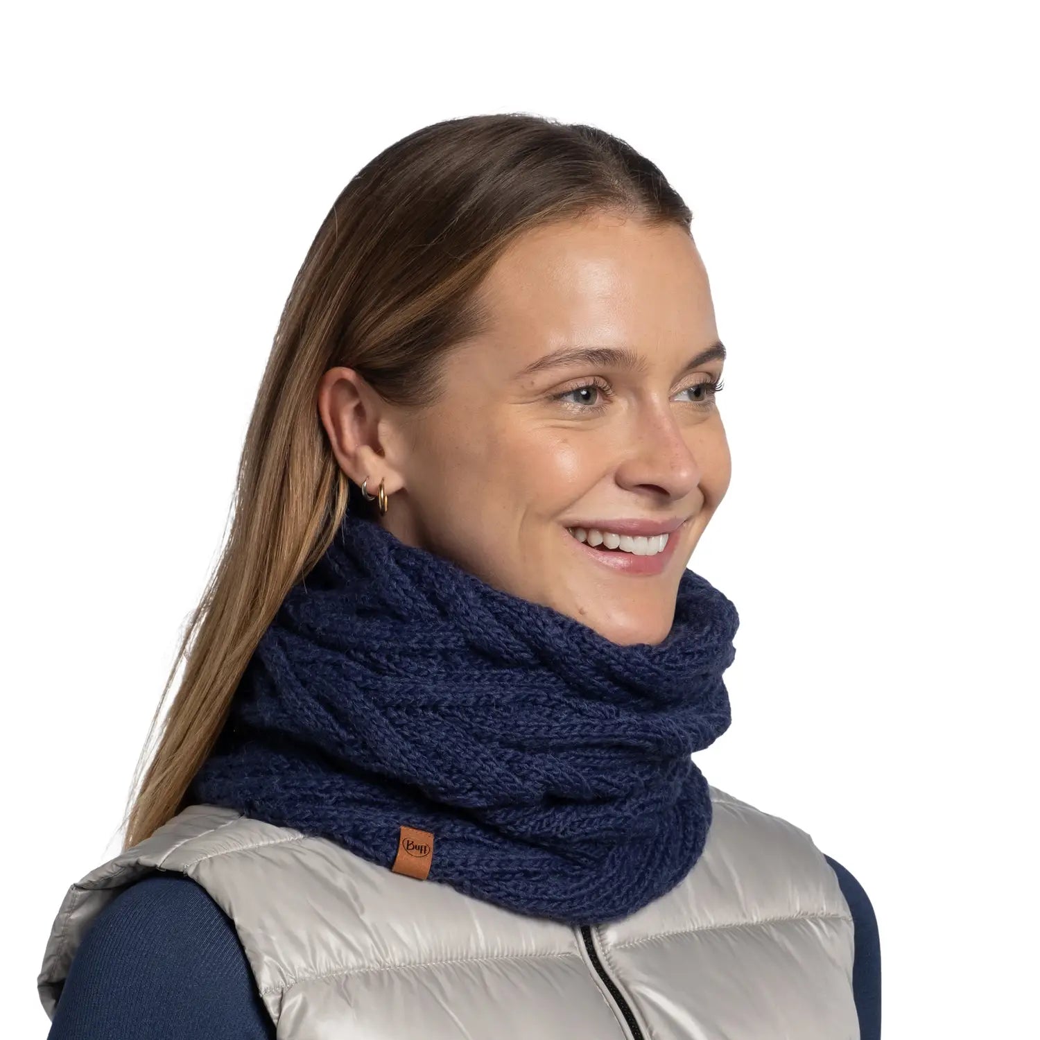 Buff Caryn Knitted & Fleece Neckwarmer