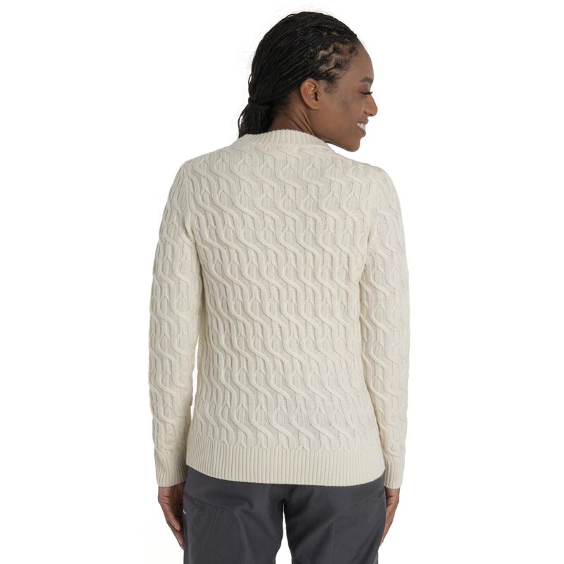Icebreaker Women's Merino Cable Knit Crewe Sweater