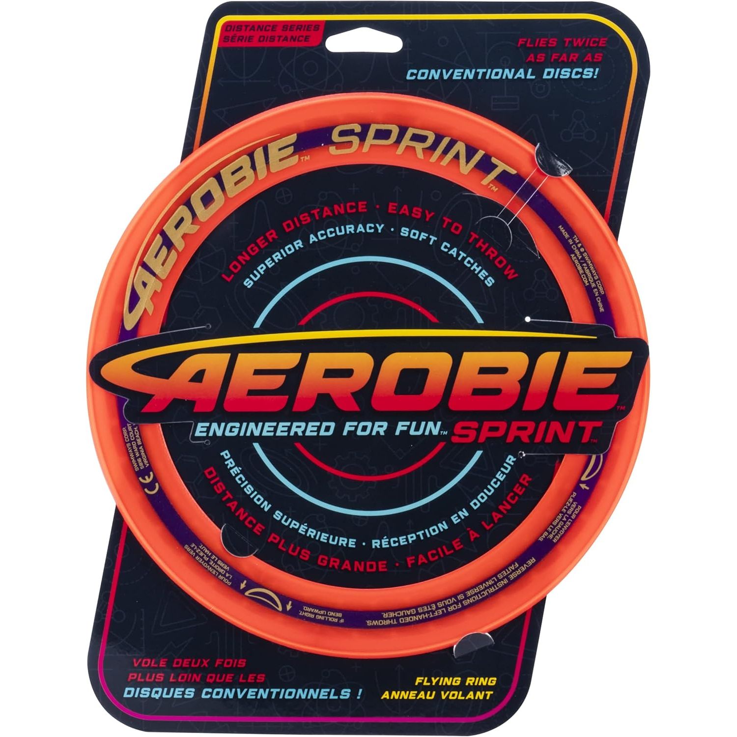 Aerobie Sprint Ring 10"/25.4cm Frisbee