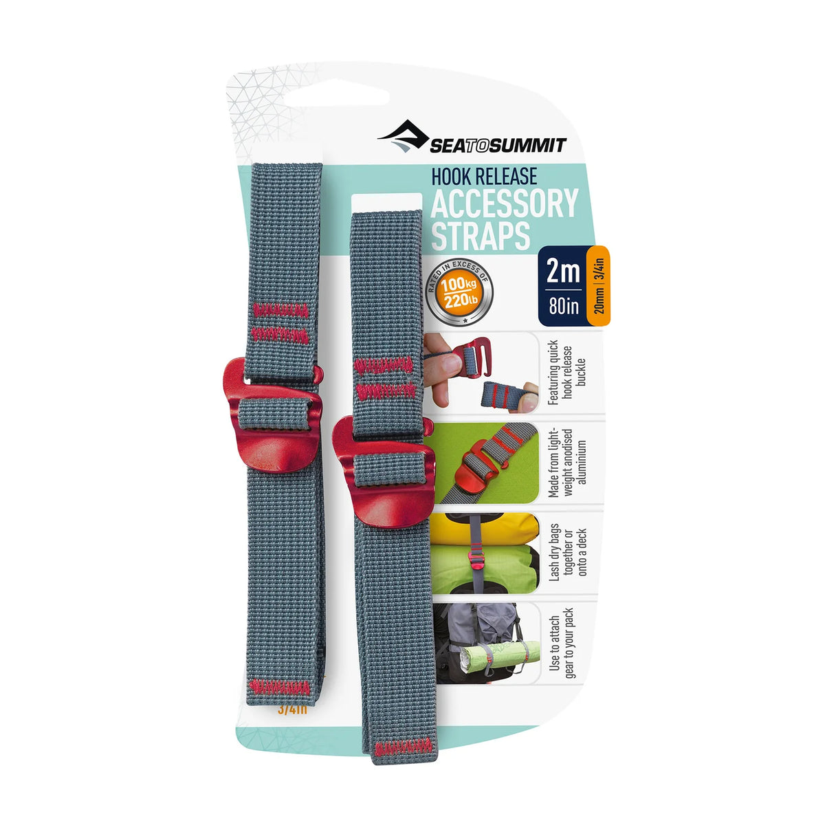 Sea To Summit Accessory Strap w Release Hook 20mm
