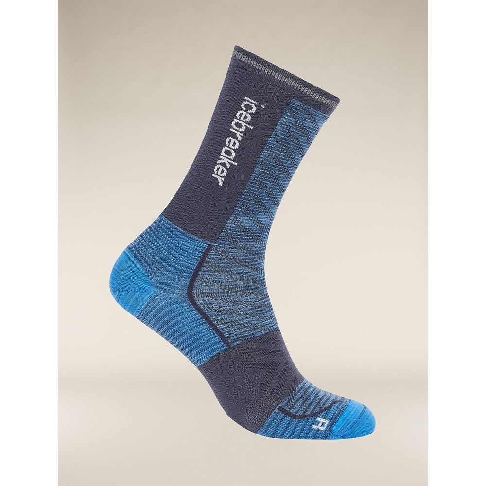 Icebreaker Men's Merino Blend Run+ Ultralight Crew Fusion Dye Socks