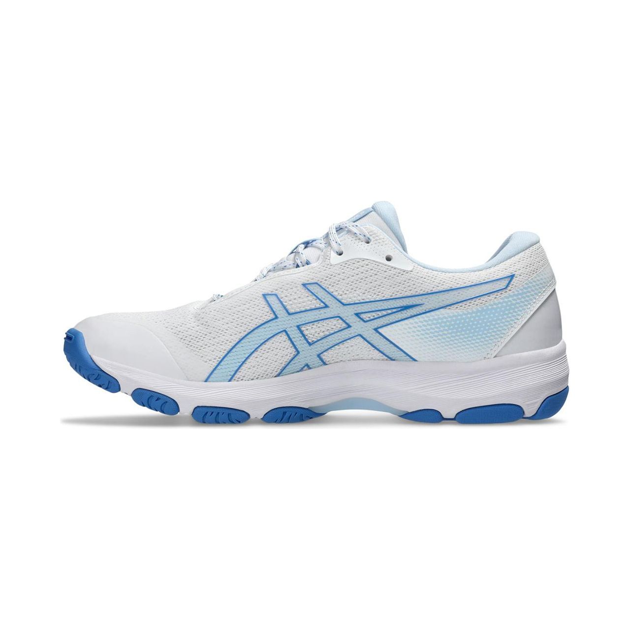 Asics Women's Netburner Academy 10 White/Light Blue