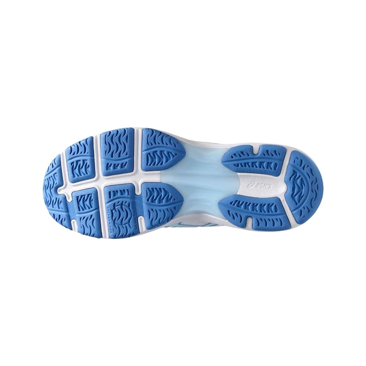 Asics Women's Netburner Academy 10 White/Light Blue