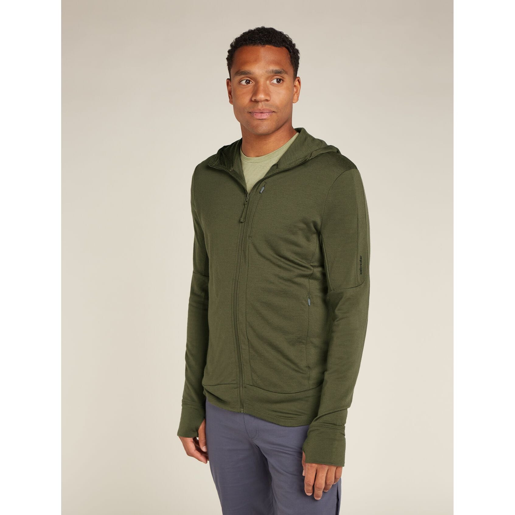 Icebreaker Men's Merino 260 Quantum Long Sleeve Zip Hoodie