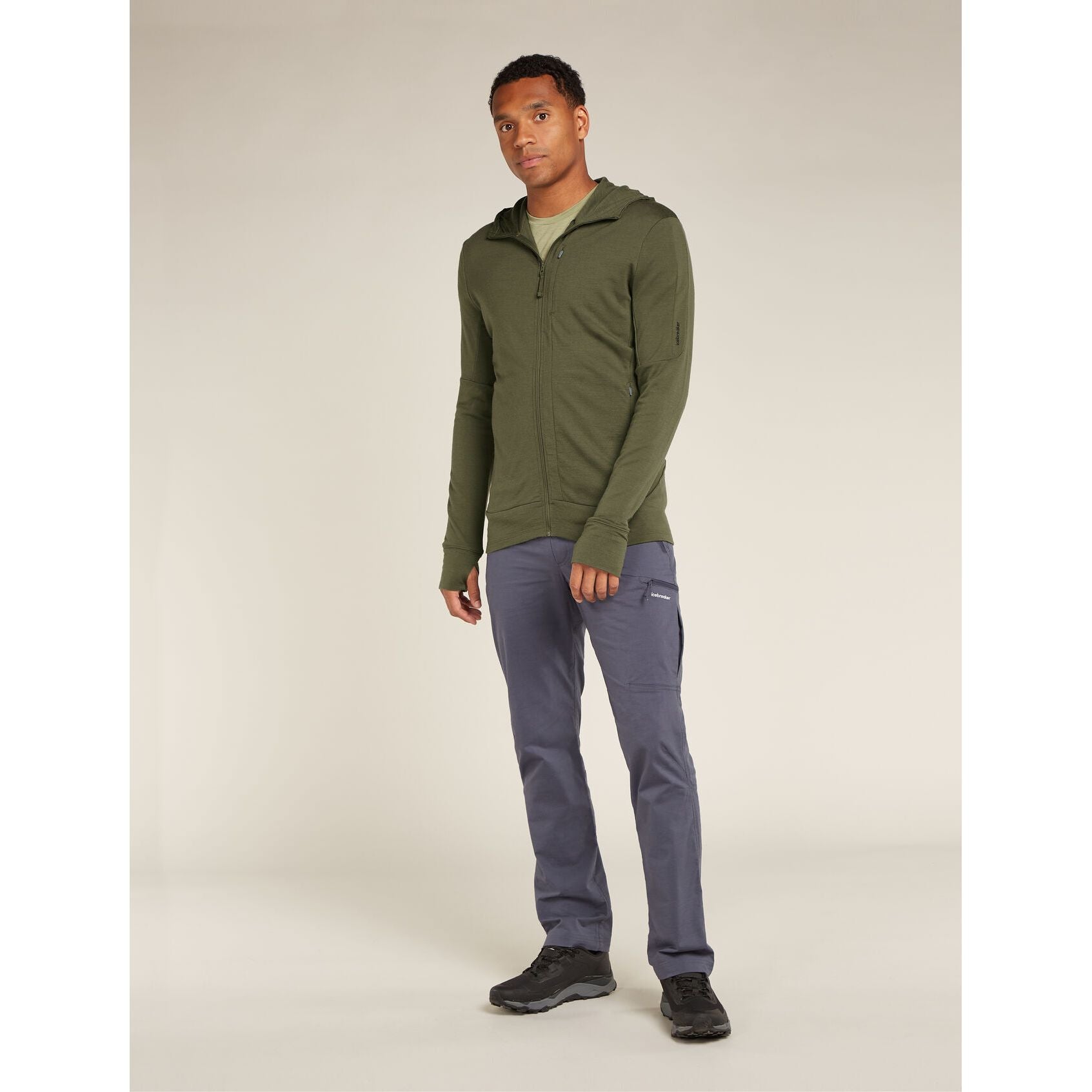 Icebreaker Men's Merino 260 Quantum Long Sleeve Zip Hoodie