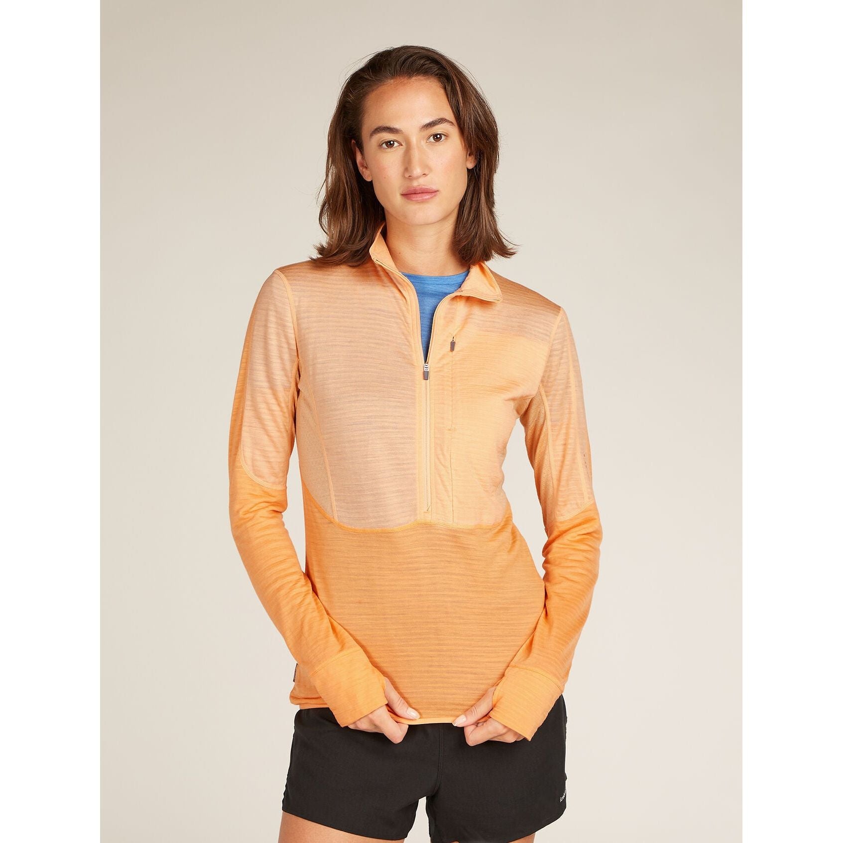 Icebreaker Women's Merino 200 RealFleece Descender Long Sleeve Half Zip