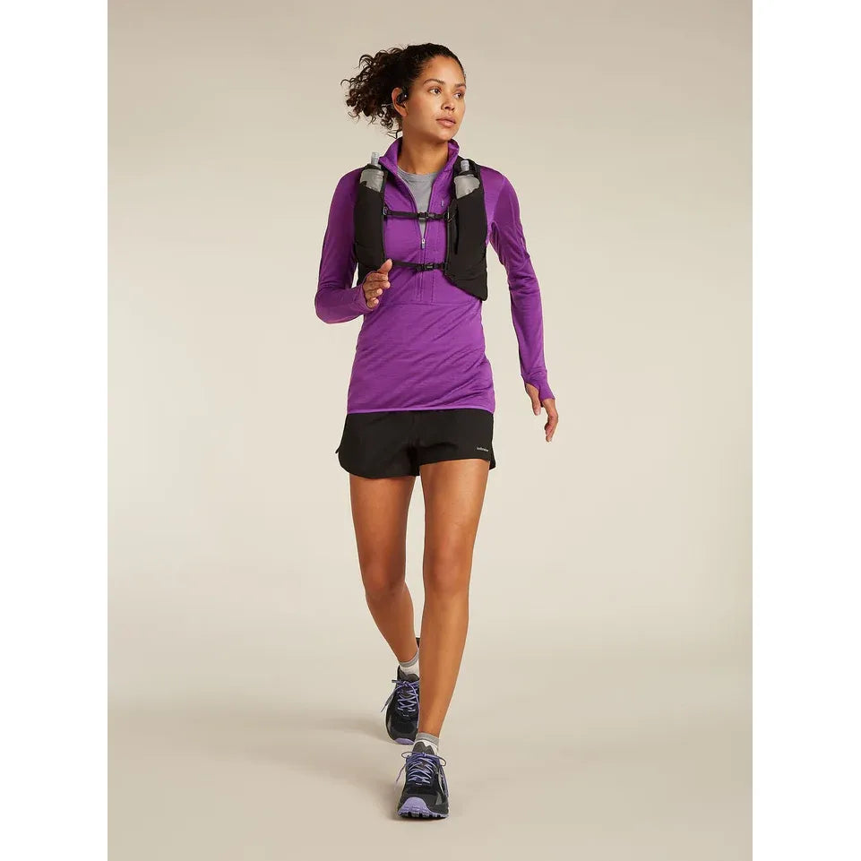 Icebreaker Women's Merino 200 RealFleece Descender Long Sleeve Half Zip