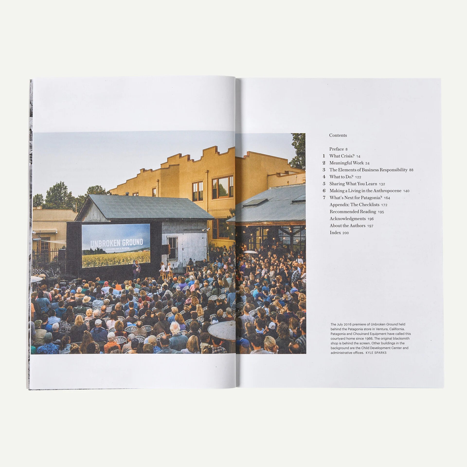 Patagonia The Future of the Responsible Company Book (paperback)