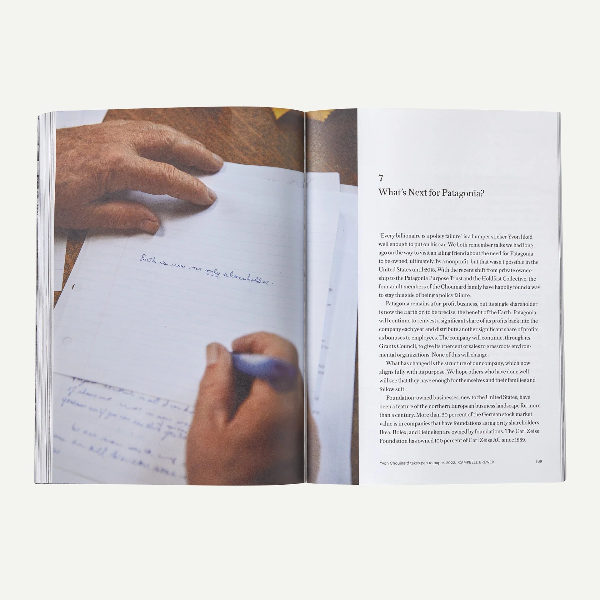 Patagonia The Future of the Responsible Company Book (paperback)