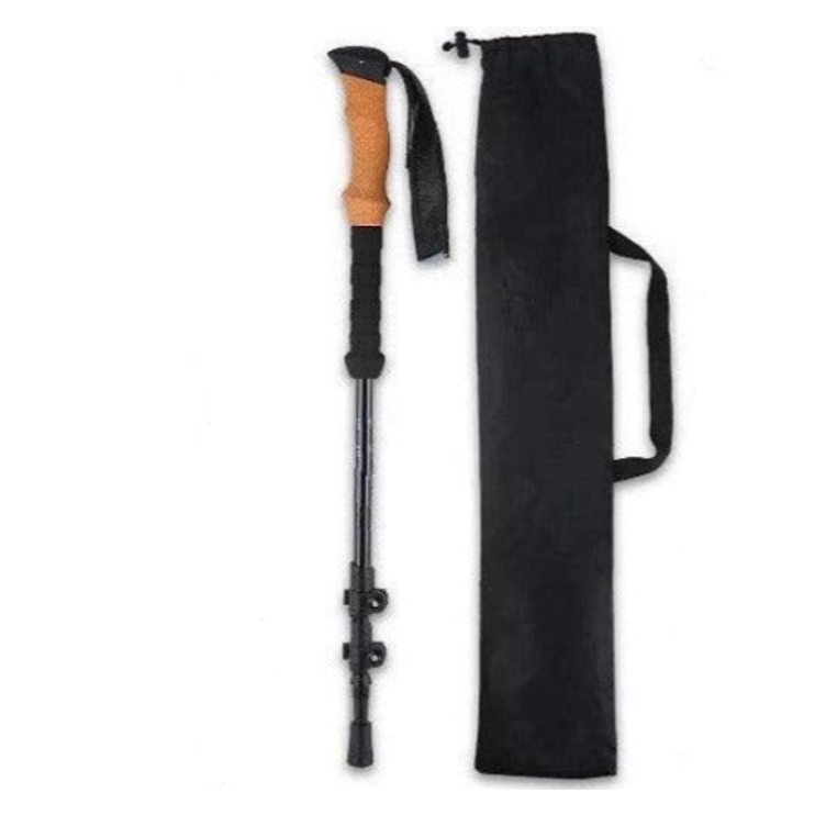 Black Peak Cork Handle Telescopic Hiking Pole (single)