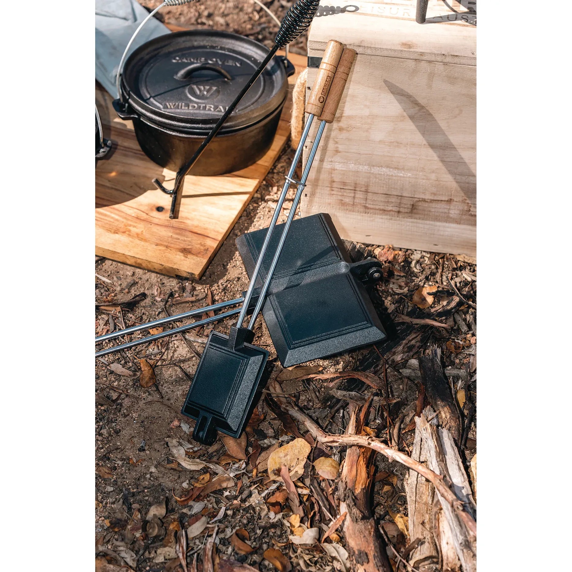 Wildtrak Jaffle Iron Single 38cm Handle Ac Cc1004