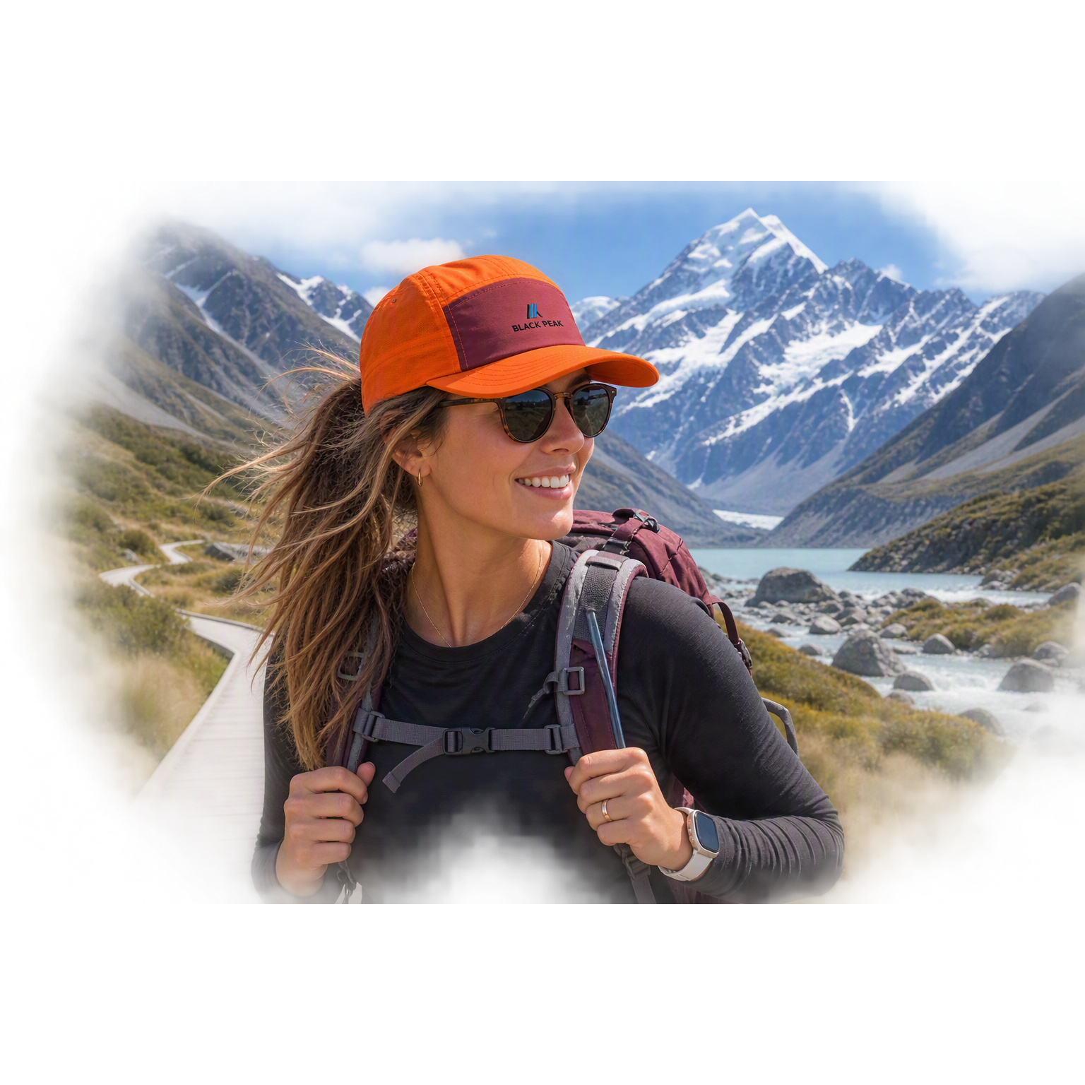 Black Peak Laguna Short Brim Cap
