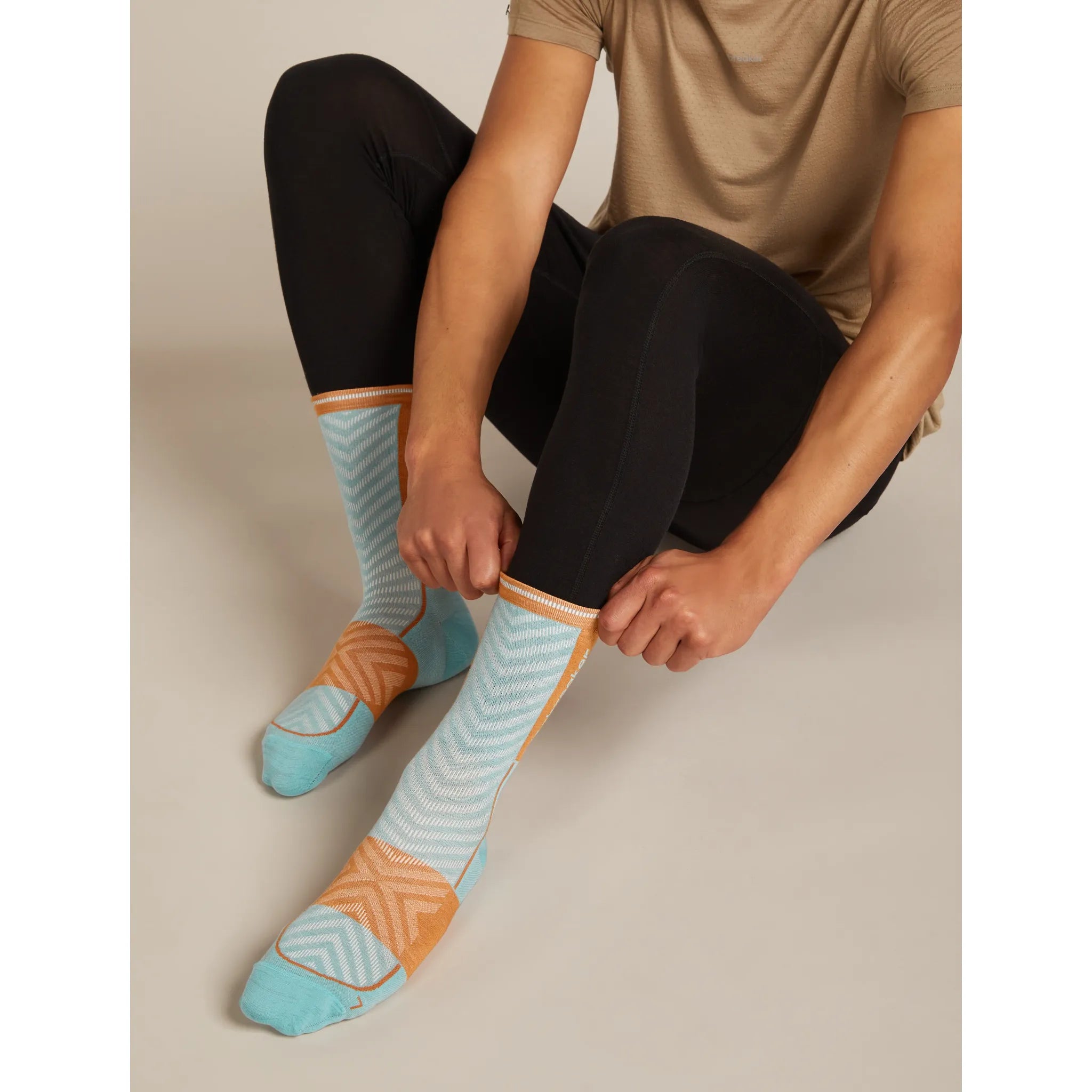 Icebreaker Men's Merino Blend Run+ Ultralight Crew Sock