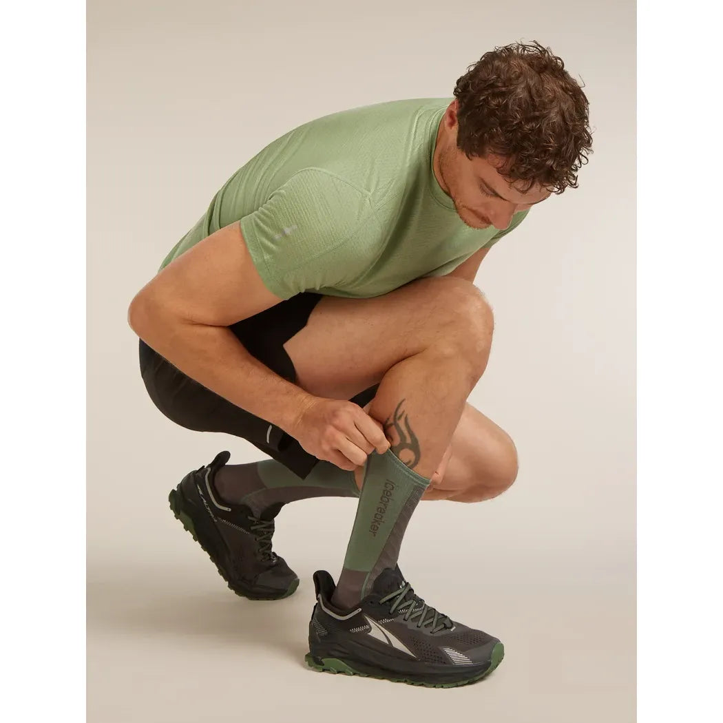 Icebreaker Men's Merino Blend Run+ Ultralight Crew Sock