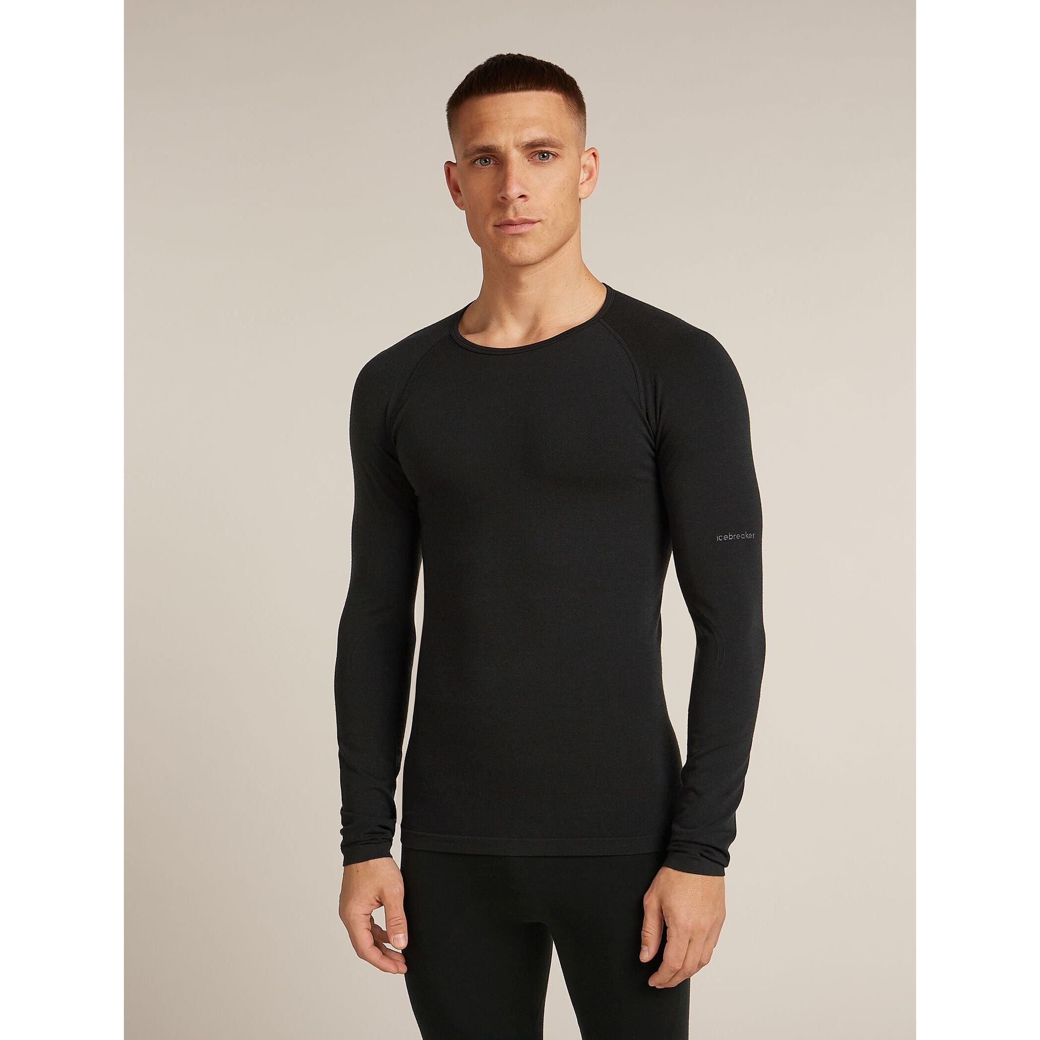 Icebreaker Men's Merino Blend 260 ZoneKnit Seamless Long Sleeve Crewe Thermal Top