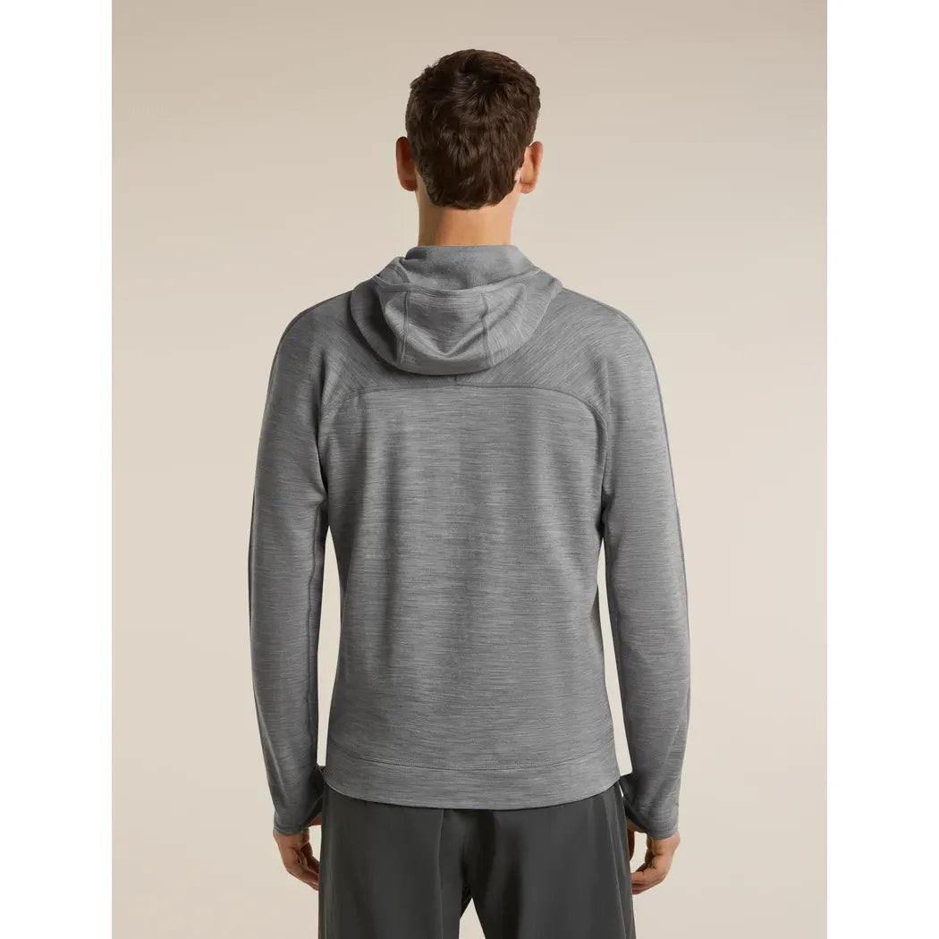 Icebreaker Men's Merino 360 RealFleece Elemental Long Sleeve Zip Hood