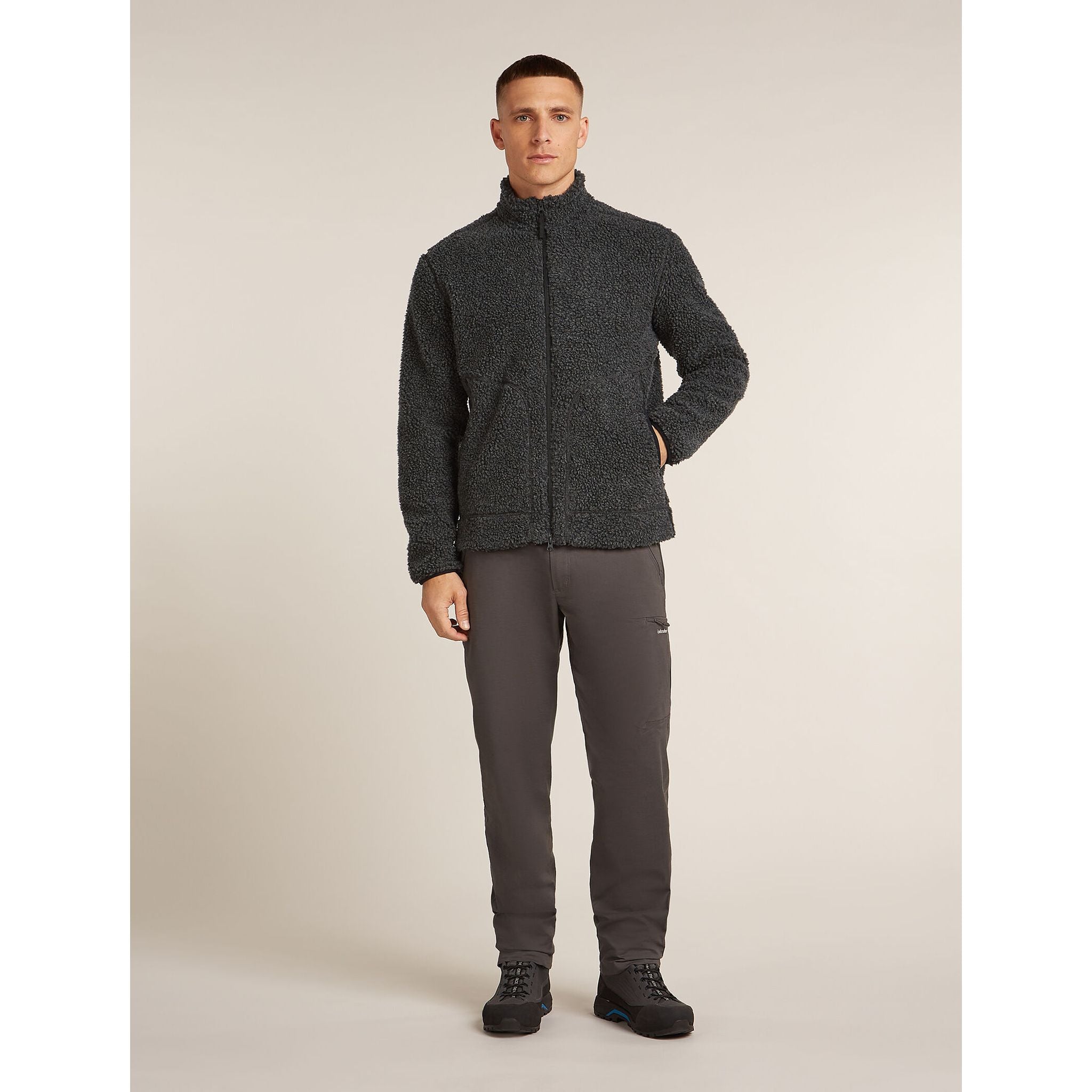 Icebreaker Men's Merino Blend 960 RealFleece High Pile Long Sleeve Full Zip