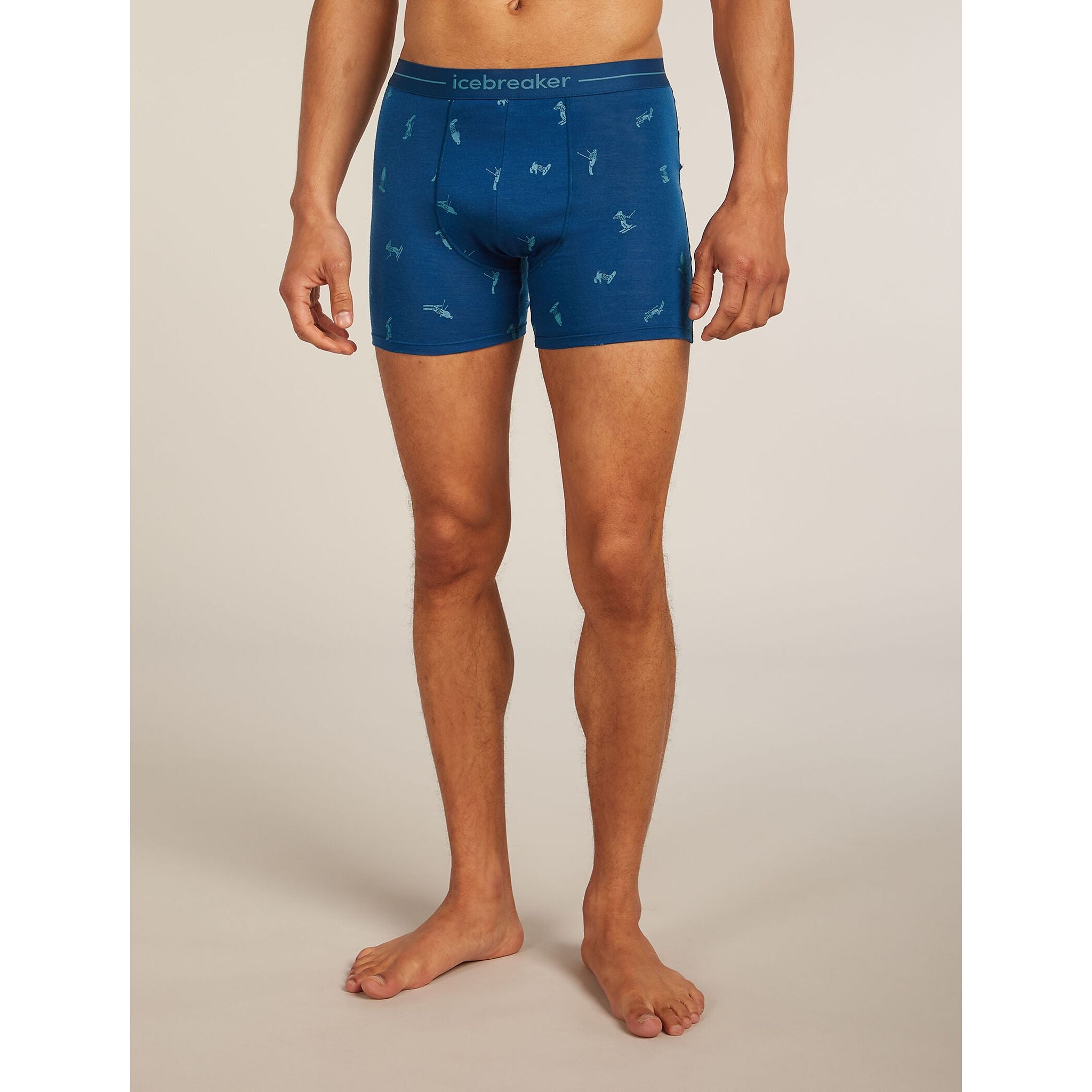 Icebreaker Men's Merino 150 Anatomica Boxers Ski Day