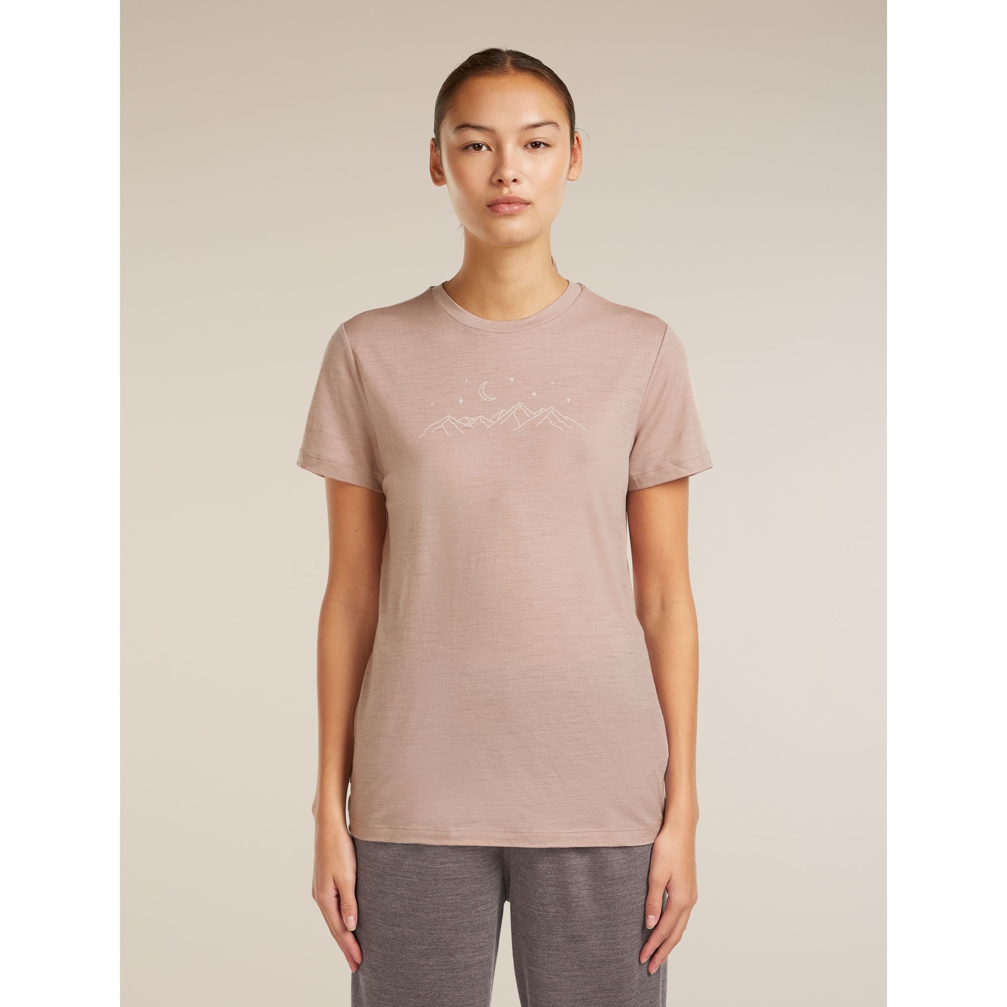 Icebreaker Women's Merino 150 Tech Lite Short Sleeve T-Shirt Sparkling Stars