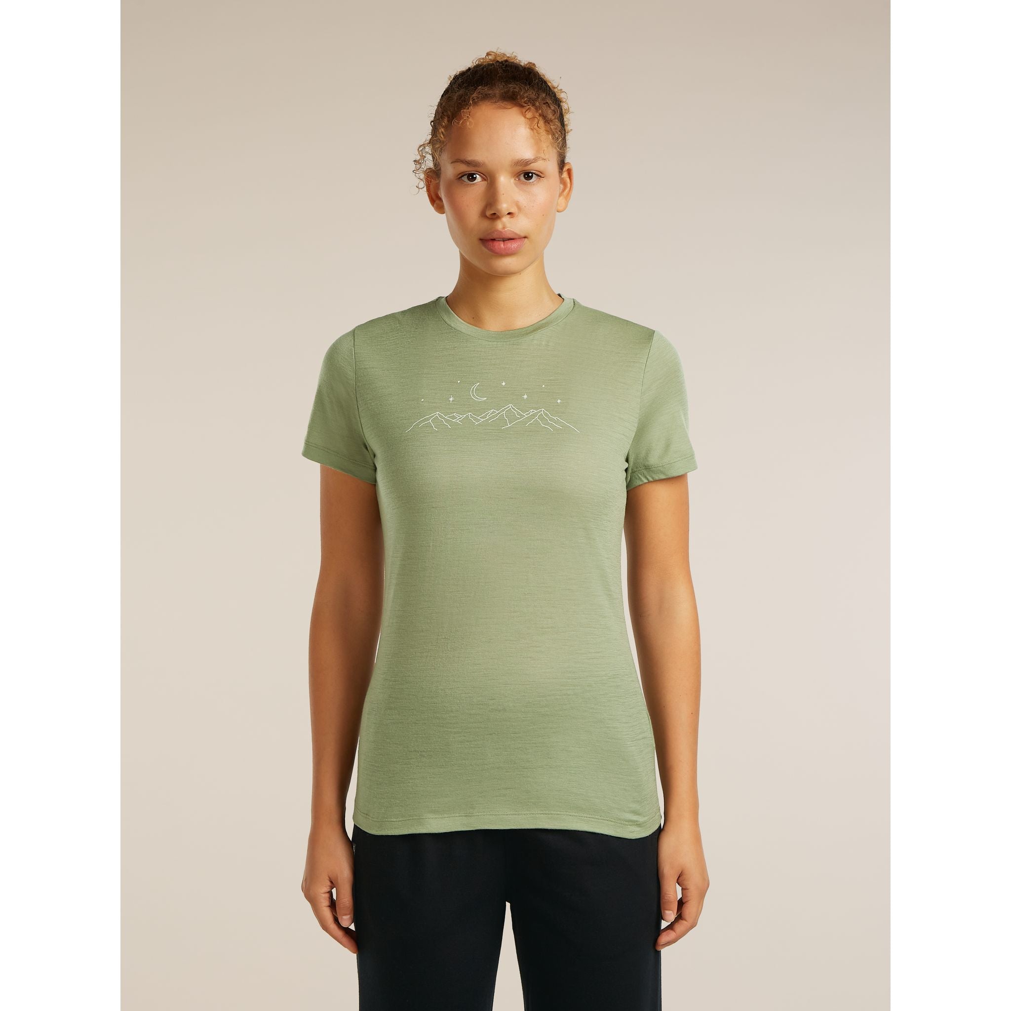 Icebreaker Women's Merino 150 Tech Lite Short Sleeve T-Shirt Sparkling Stars