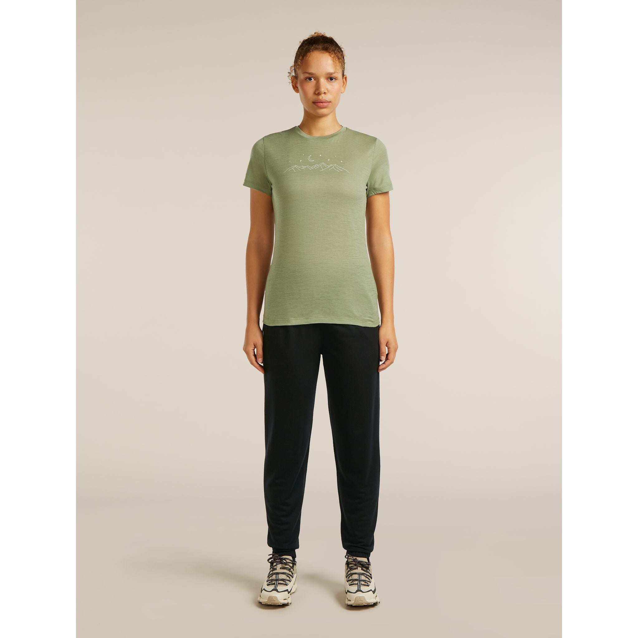 Icebreaker Women's Merino 150 Tech Lite Short Sleeve T-Shirt Sparkling Stars