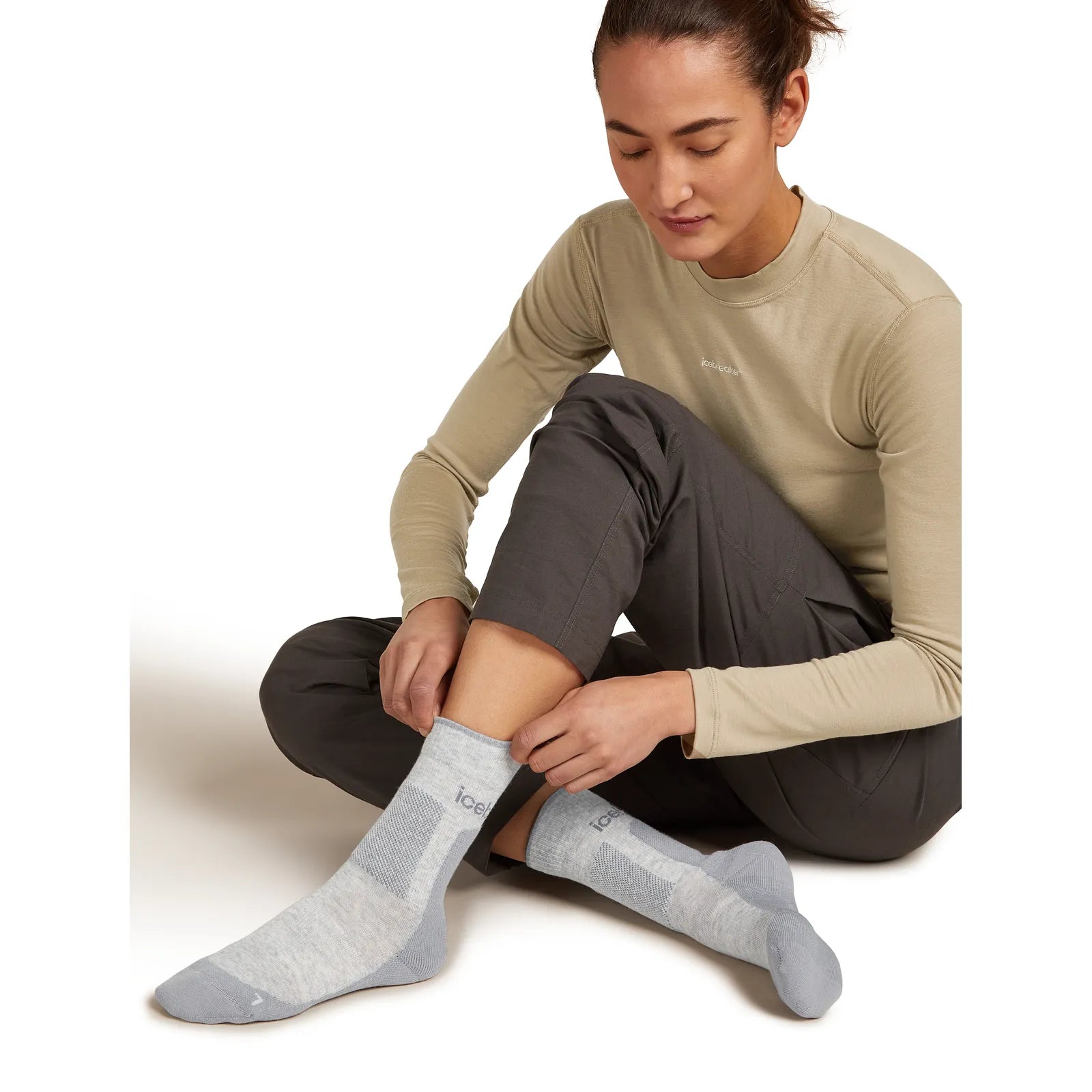 Icebreaker Women's Merino Hike+ Medium Crew Socks