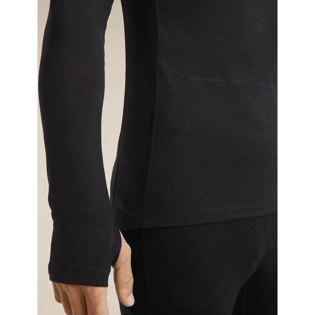 Icebreaker Men's Merino Blend 125 ZoneKnit LS Crewe