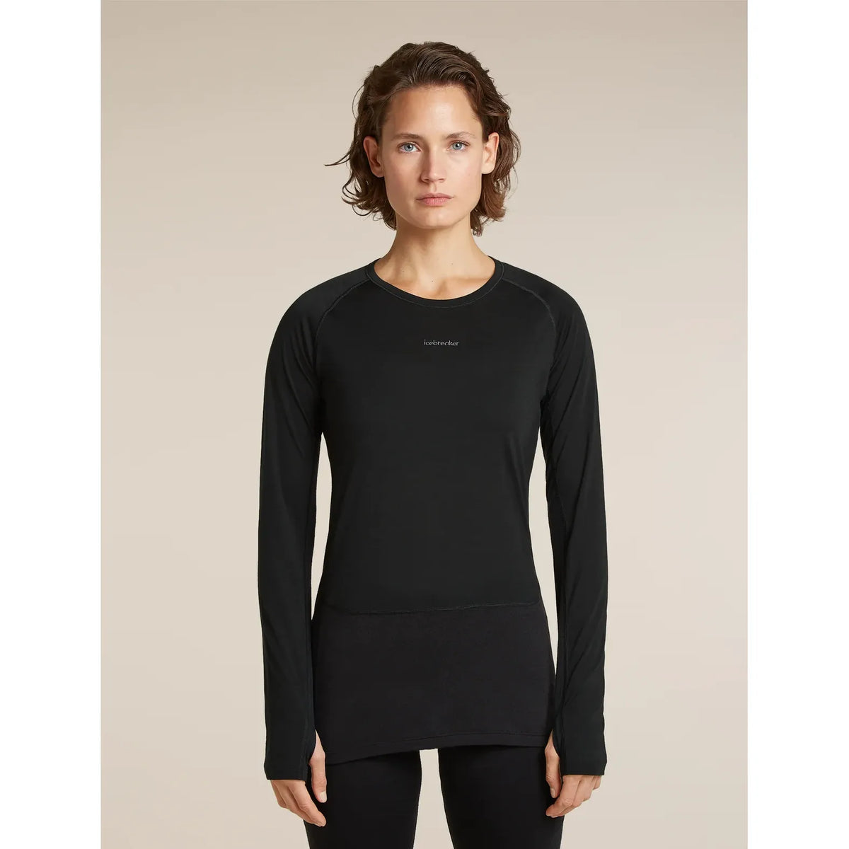 Icebreaker Women's Merino Blend 125 ZoneKnit LS Crewe
