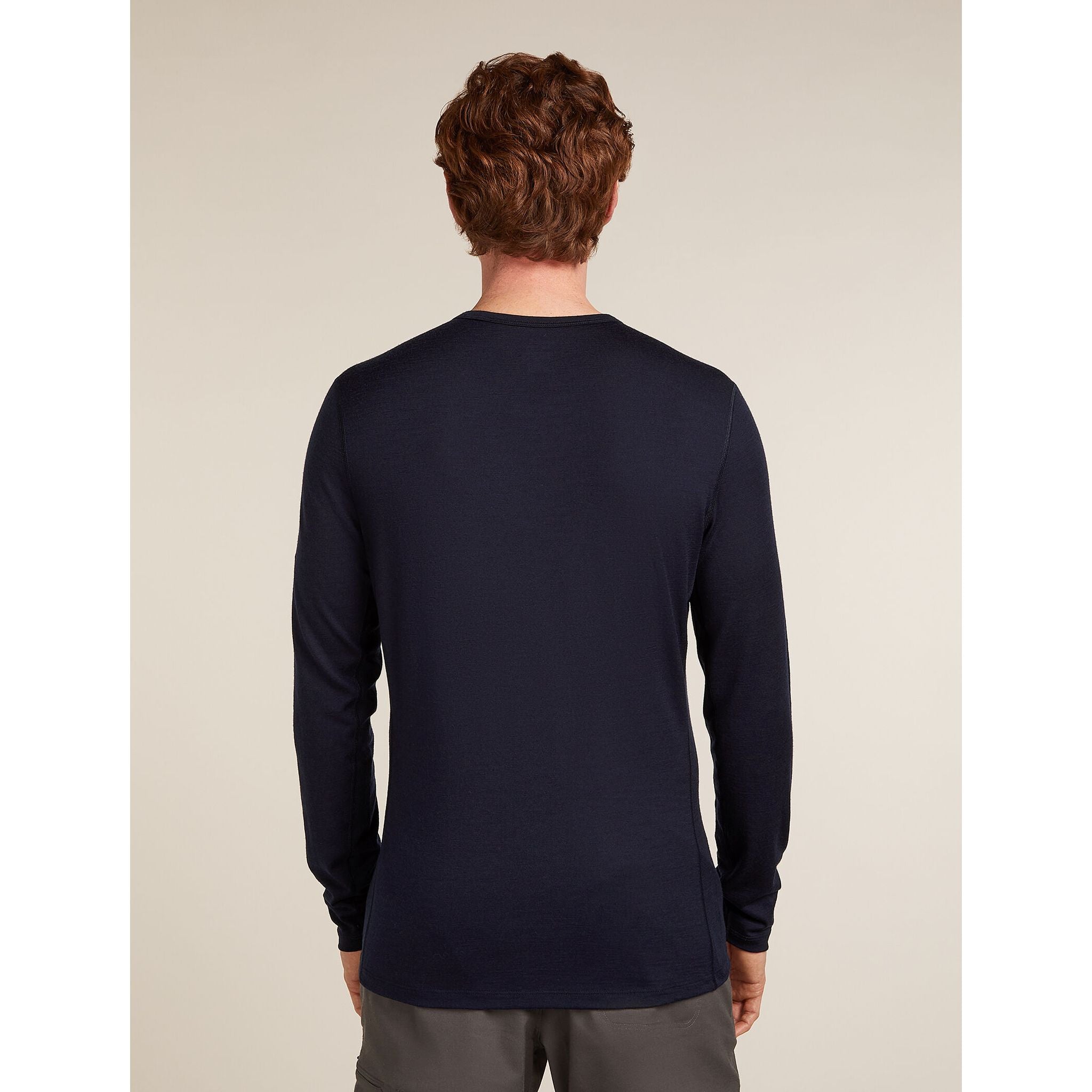 Icebreaker Men's Merino 200 Oasis LS Crewe Elevation Line
