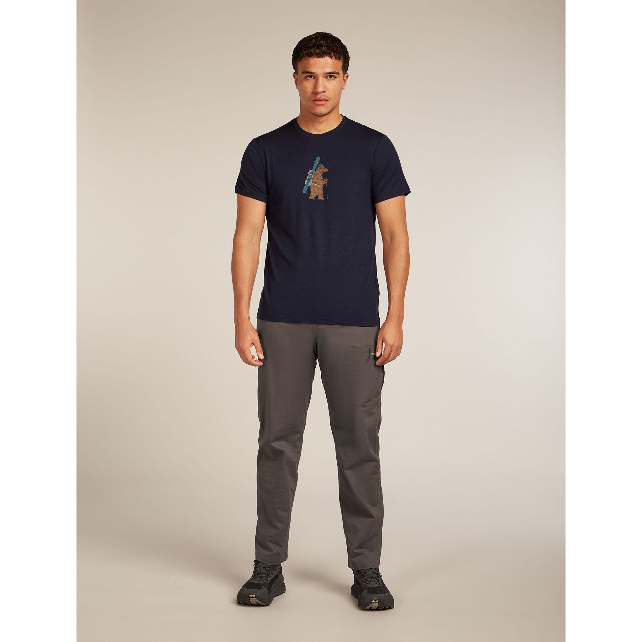 Icebreaker Men's Merino 150 Tech Lite SS Tee Bear Tour