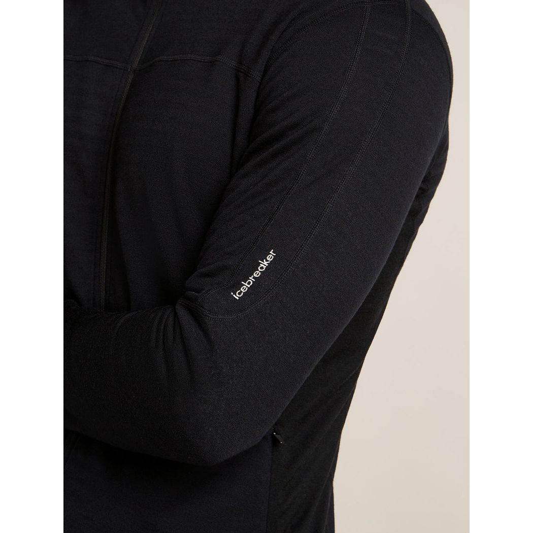 Icebreaker Men's Merino Blend 300 RealFleece Descender LS Zip