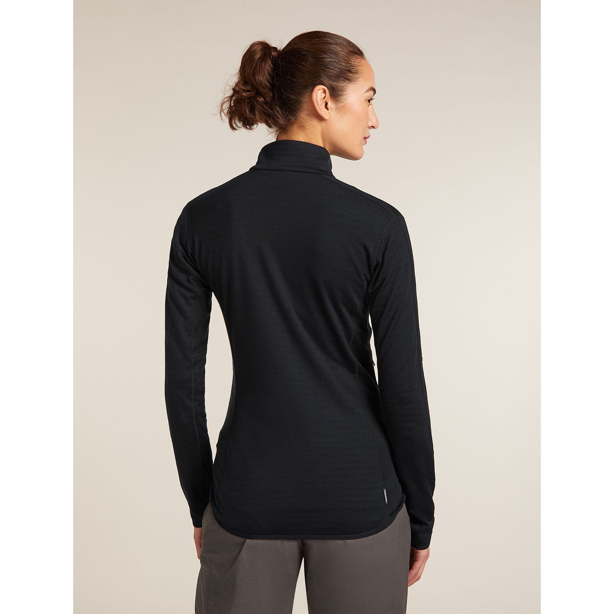 Icebreaker Women's Merino Blend 300 RealFleece Descender LS Zip