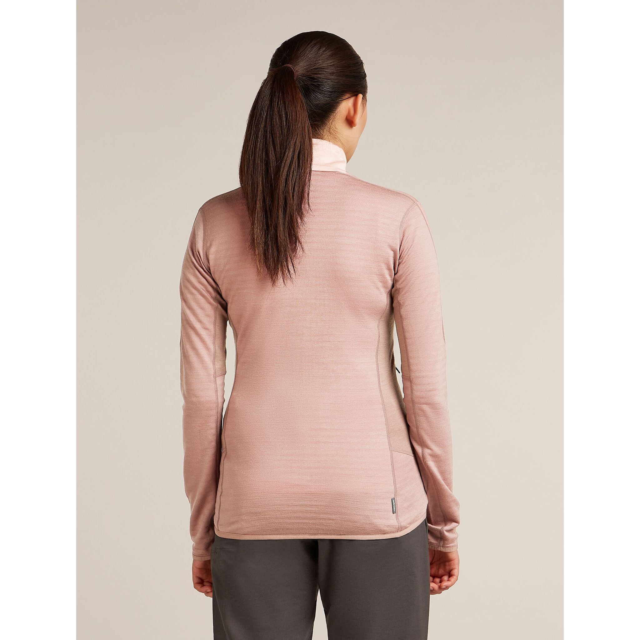Icebreaker Women's Merino Blend 300 RealFleece Descender LS Zip