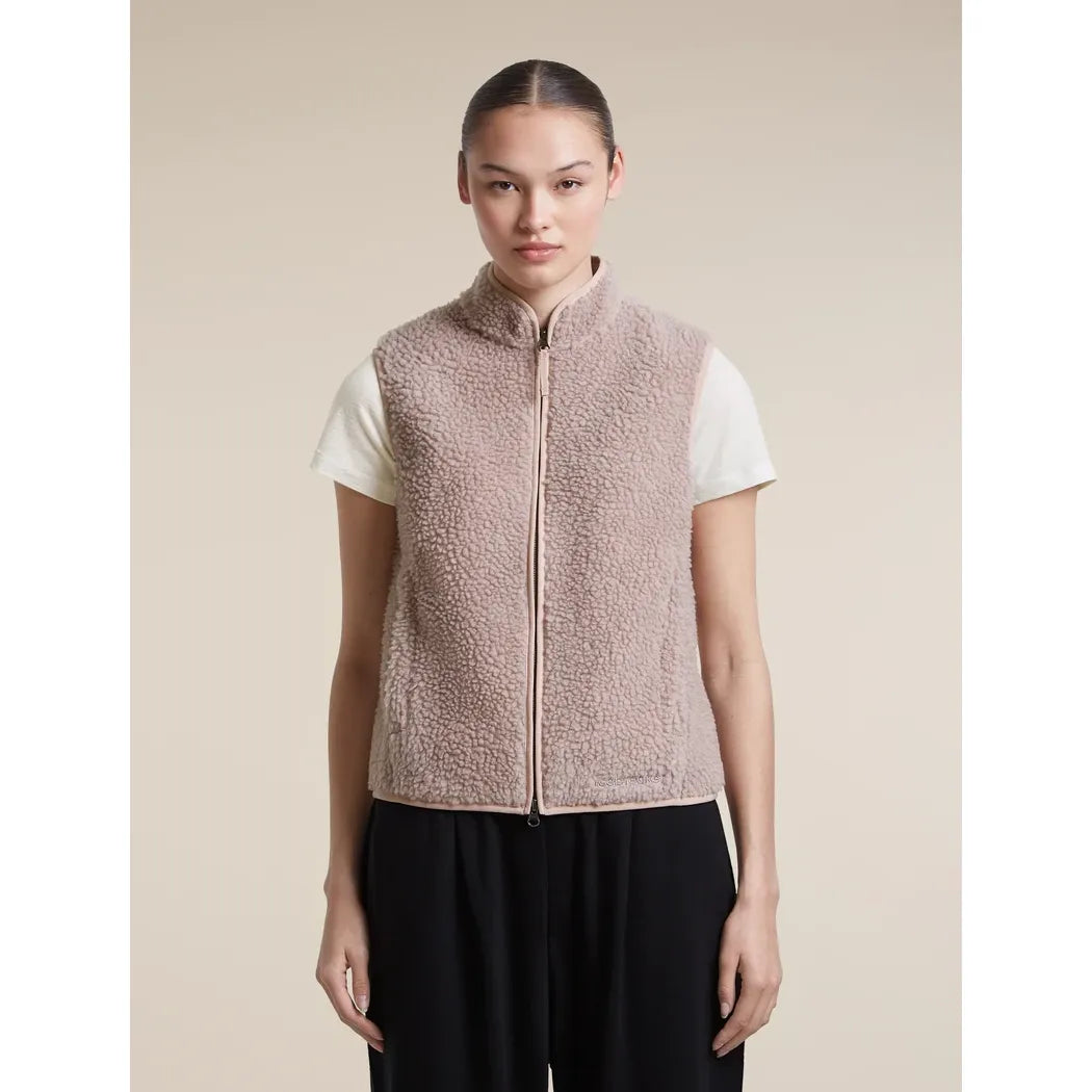 Icebreaker Women's Merino Blend 960 RealFleece High Pile Vest Vests Outside Sports