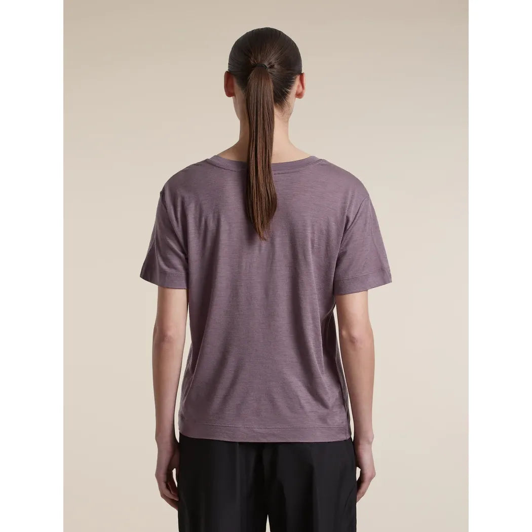 Icebreaker Women's Merino 150 Tech Lite Relaxed V Neck T-Shirt