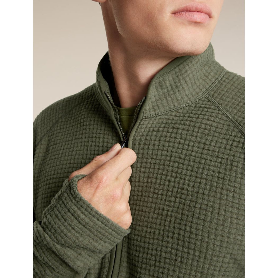 Icebreaker Men's Merino 400 RealFleece Peaksland Long Sleeve Half Zip