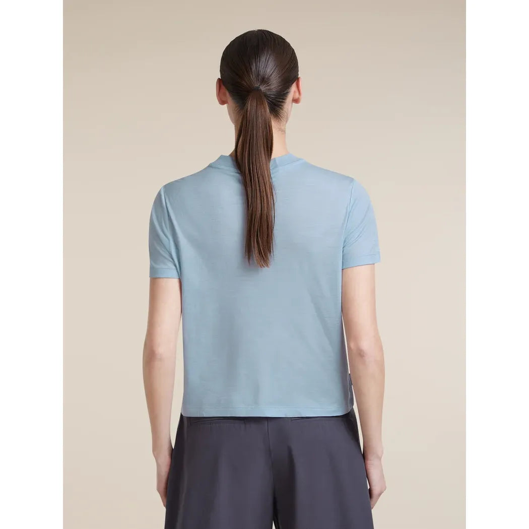 Icebreaker Women's Merino 150 Tech Lite Crop T-Shirt Great Heights