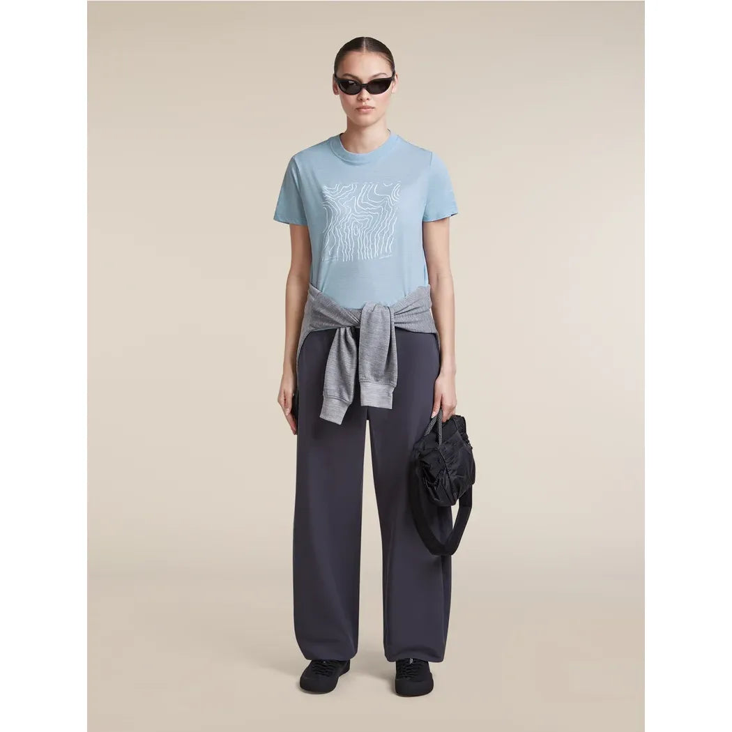 Icebreaker Women's Merino 150 Tech Lite Crop T-Shirt Great Heights
