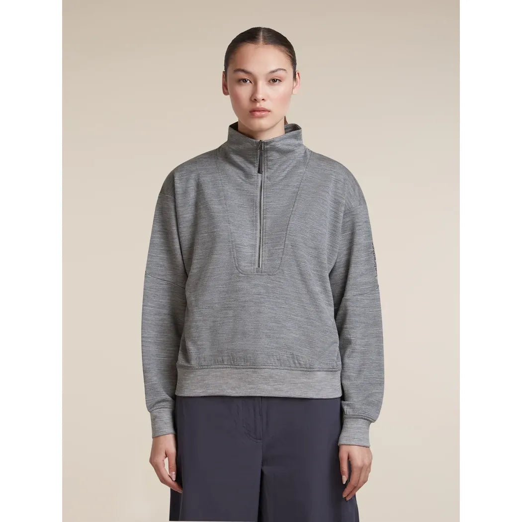 Icebreaker Women's Merino 150 Drift Relaxed Long Sleeve Half Zip