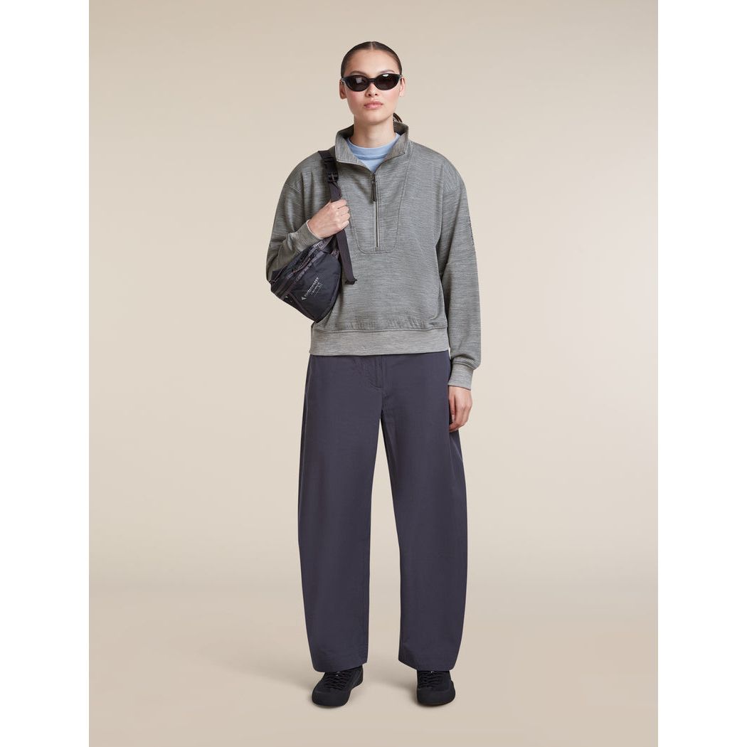 Icebreaker Women's Merino 150 Drift Relaxed Long Sleeve Half Zip