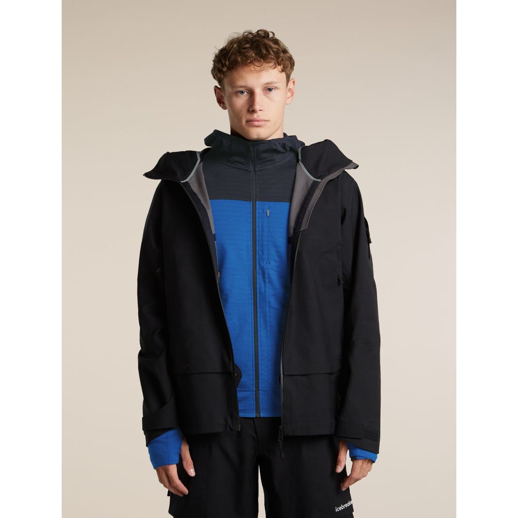 Icebreaker Men's Merino Blend 300 RealFleece Descender Long Sleeve Zip Hoodie