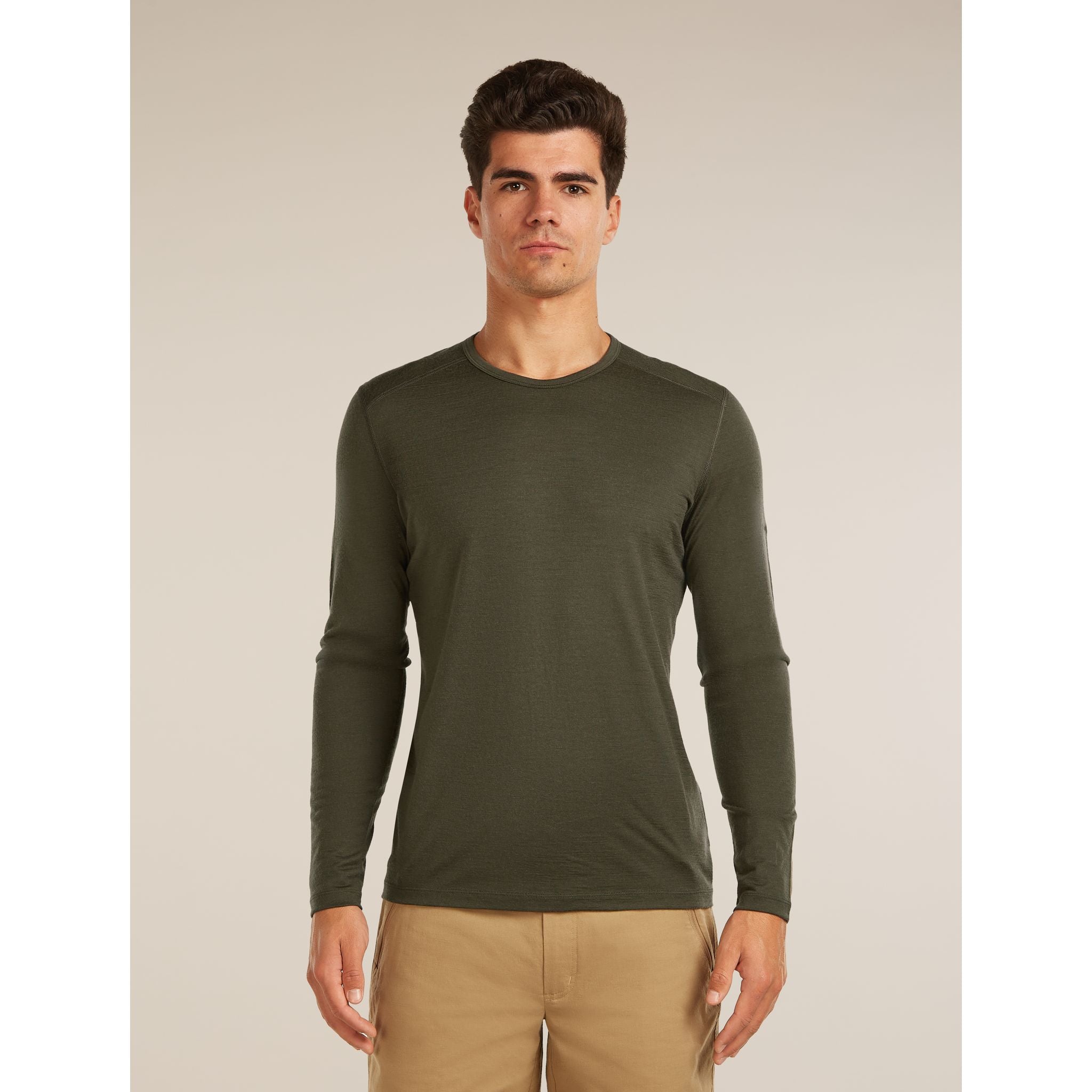 Icebreaker Men's 200 Oasis Long Sleeve Crewe Thermal Top