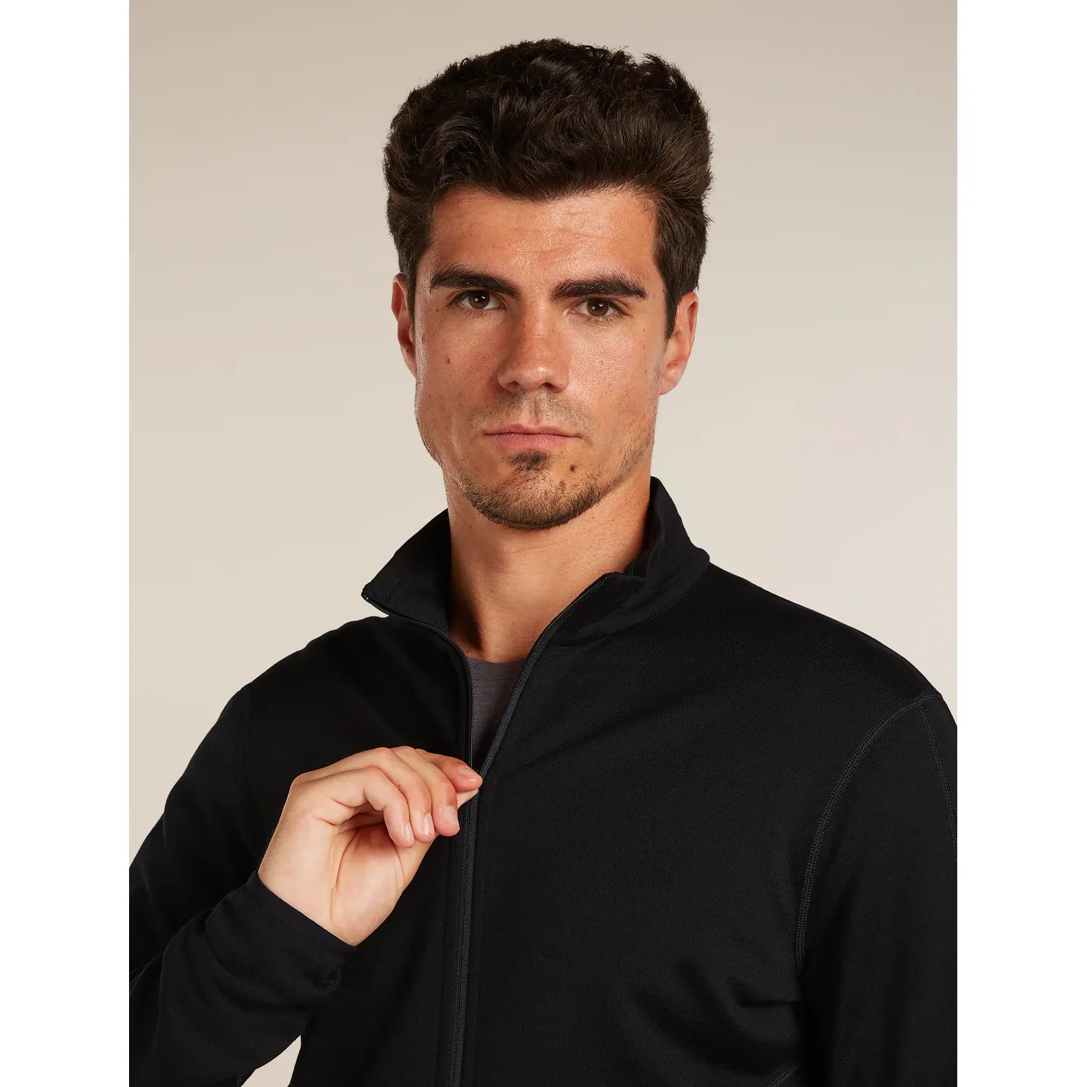 Icebreaker Men's Merino 560 RealFleece Elemental Long Sleeve Zip Jacket
