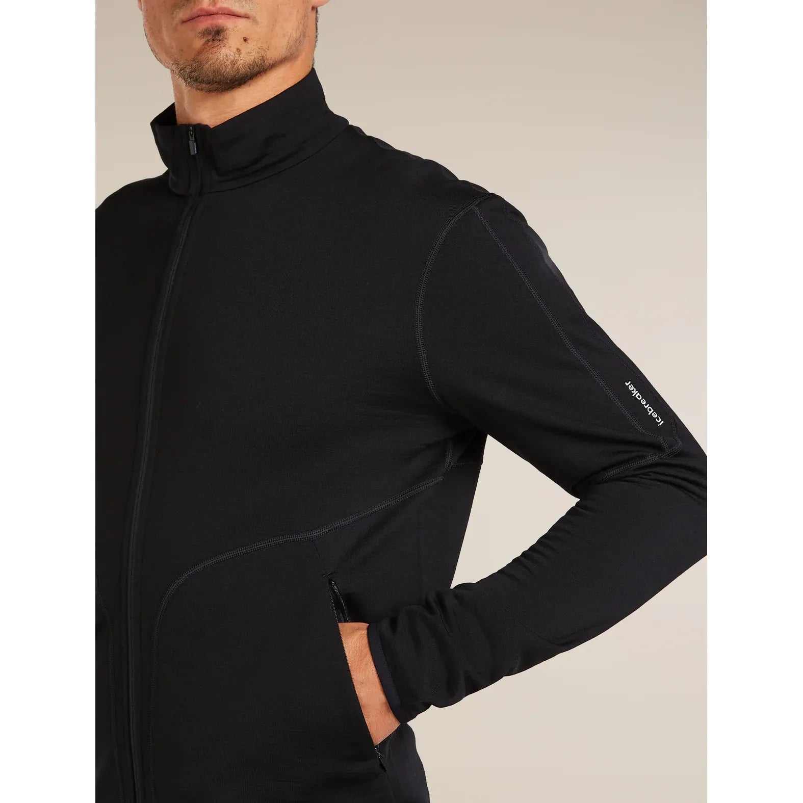 Icebreaker Men's Merino 560 RealFleece Elemental Long Sleeve Zip Jacket