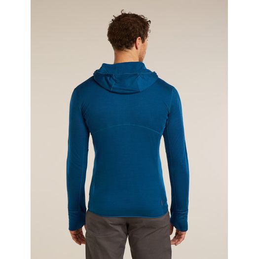 Icebreaker Men's Merino Blend 200 RealFleece Descender Long Sleeve Zip Hoodie