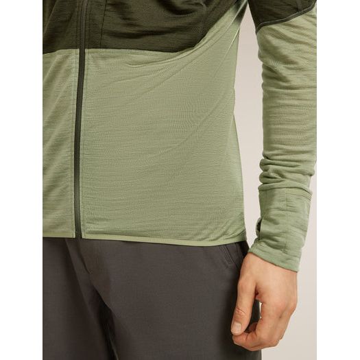 Icebreaker Men's Merino Blend 200 RealFleece Descender Long Sleeve Zip Hoodie