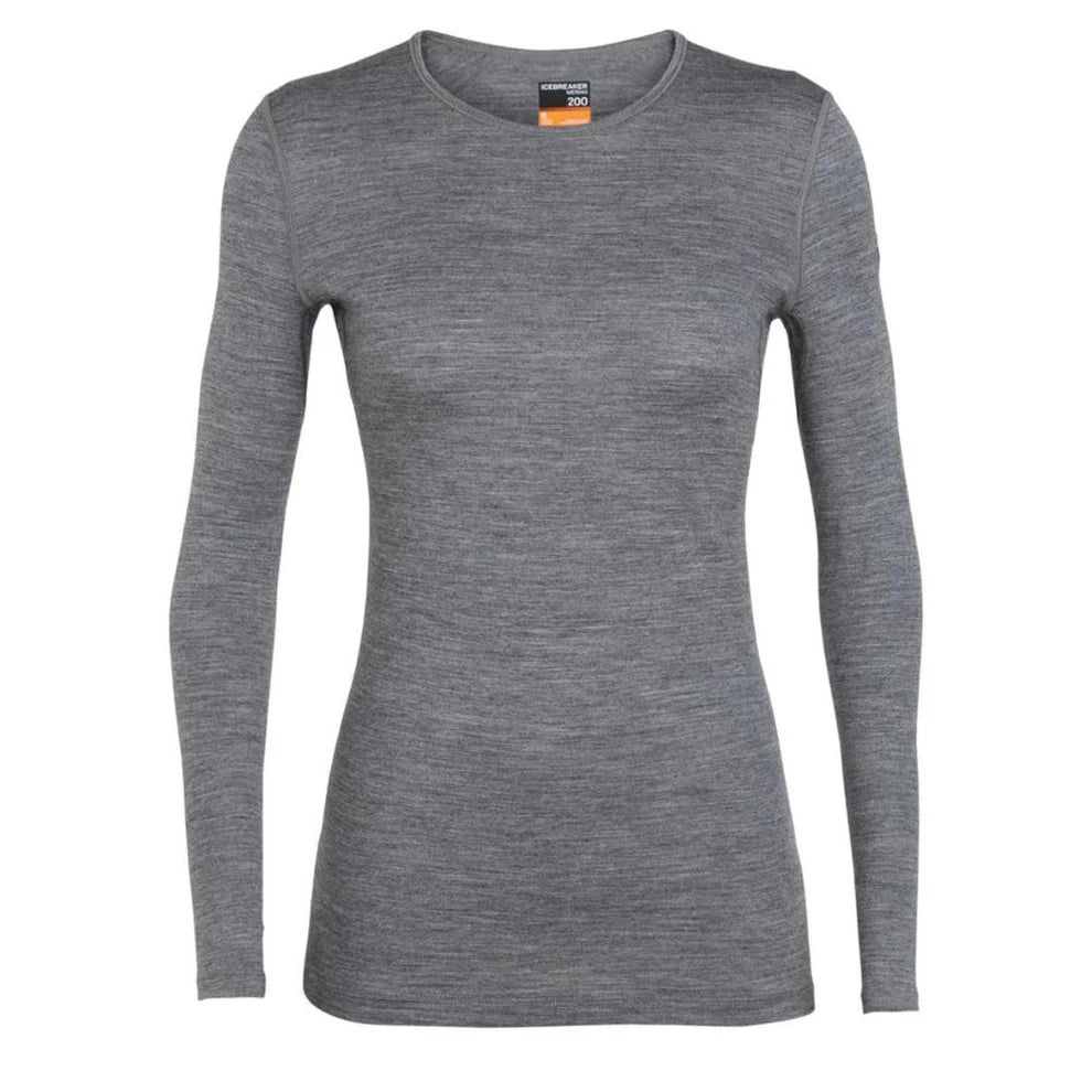 Icebreaker Women's 200 Oasis Long Sleeve Scoop Thermal Top Outside Sports