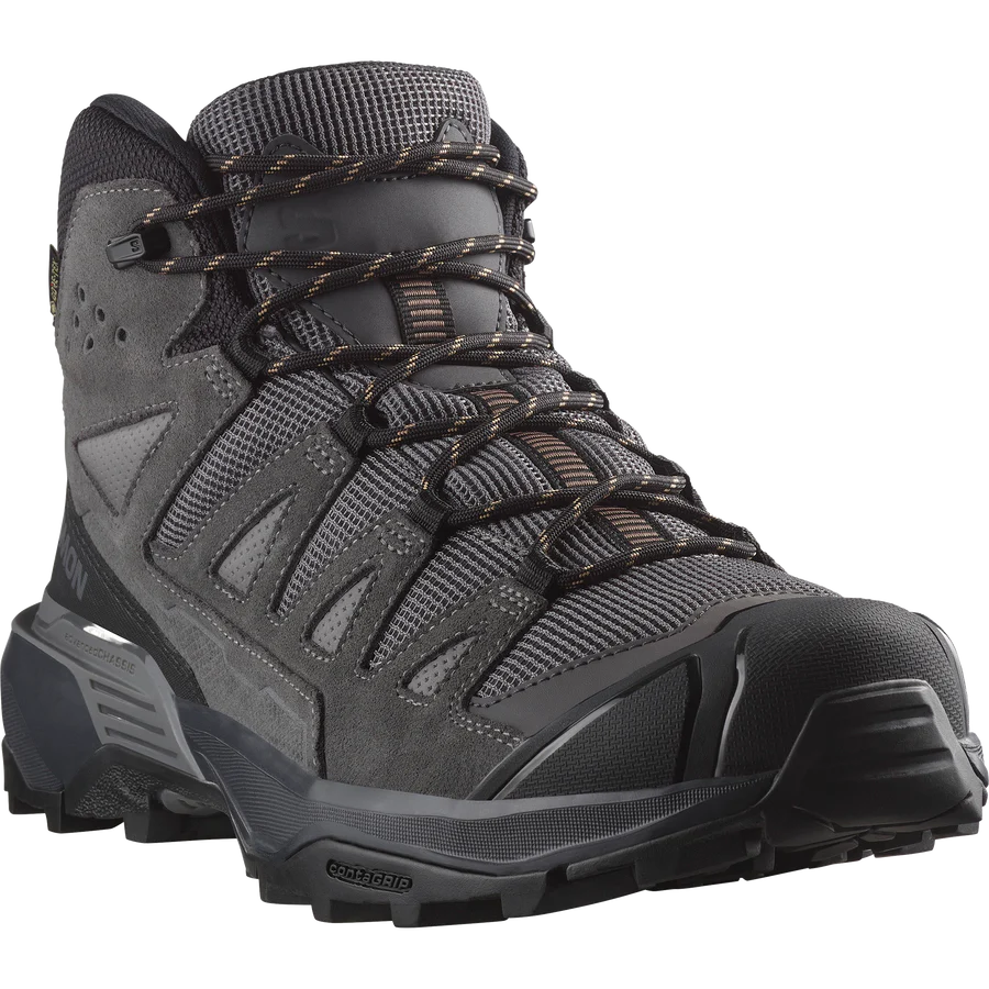 Salomon Men's X Ultra 360 Leather Mid Gore-Tex Castlerock/Asphalt/Kelp