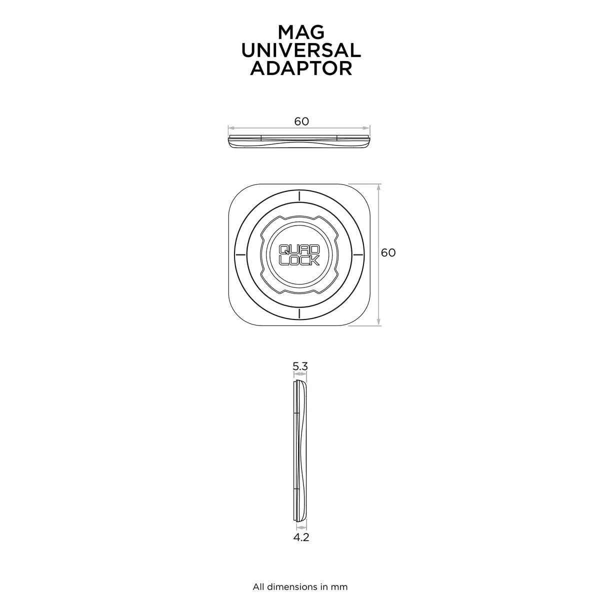 Quad Lock Mag Universal Adaptor